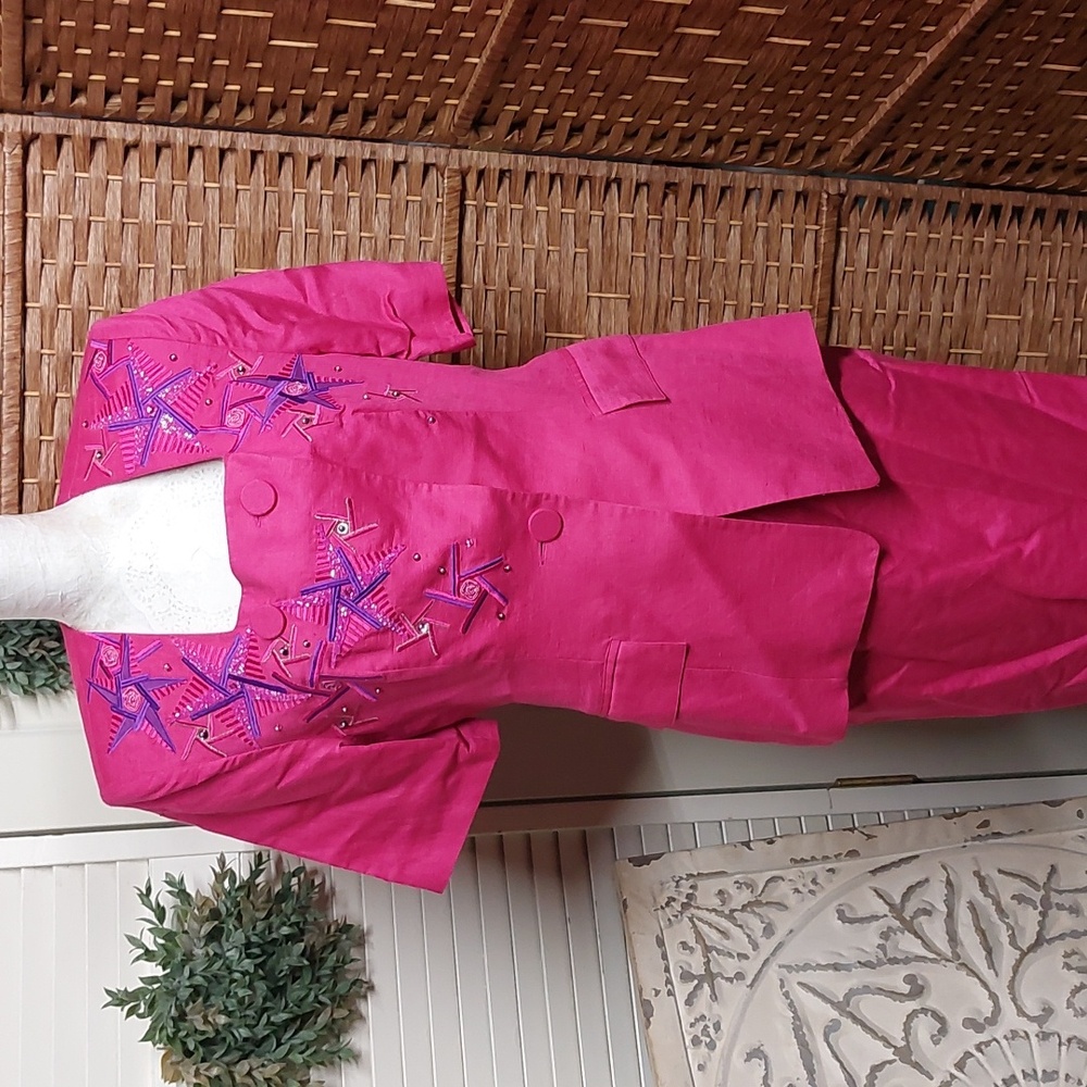 Vintage 1980's Orlando Rossi Suit Skirt Set